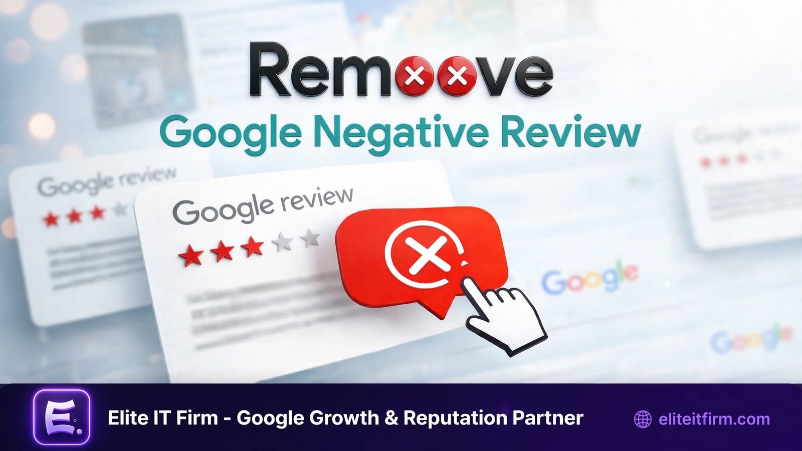 Online reputation defense and negative review removal visualization